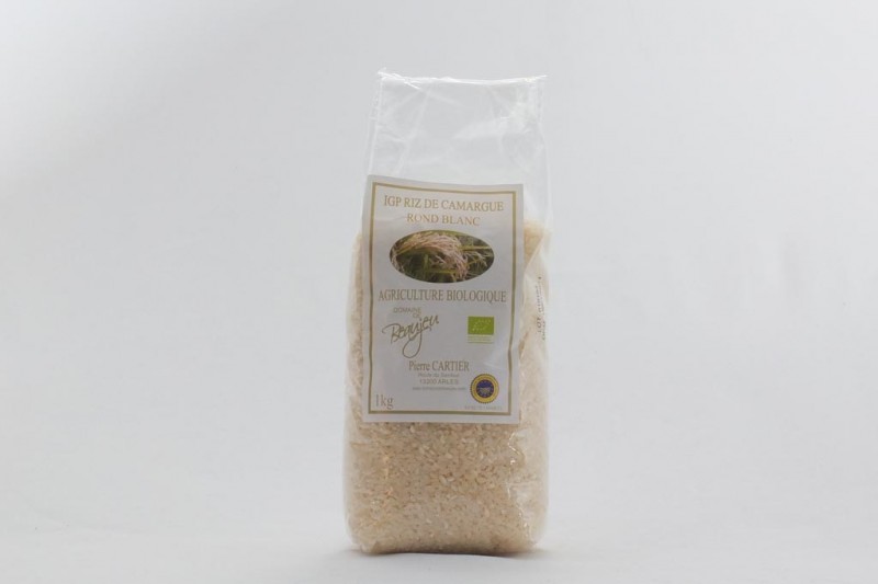 Riz rond blanc Bio de Camargue - 1 kg 