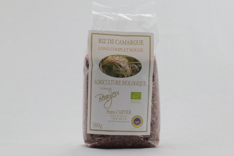 Riz long rouge complet Bio de Camargue - 500 g 