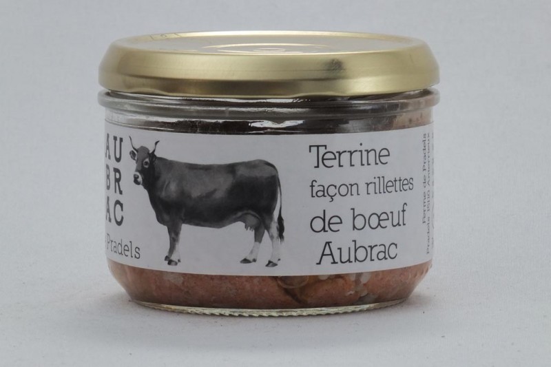 Terrine de bœuf Aubrac façon Rillettes