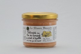 Tartinable de foie de canard au piment d'Espelette - Manoir Alexandre - Le Panier du causse